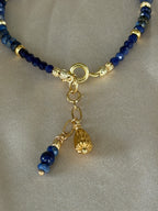 Bransoletka z lapis lazuli i sodalitu z zapięciem Gold Filled