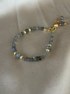 Natural Labradorite Gold Filled Bracelet