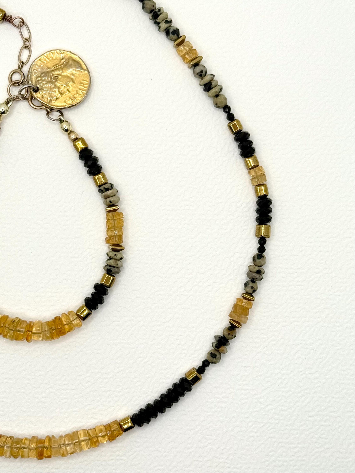 Premium Natural Gemstone Necklace & Bracelet Set