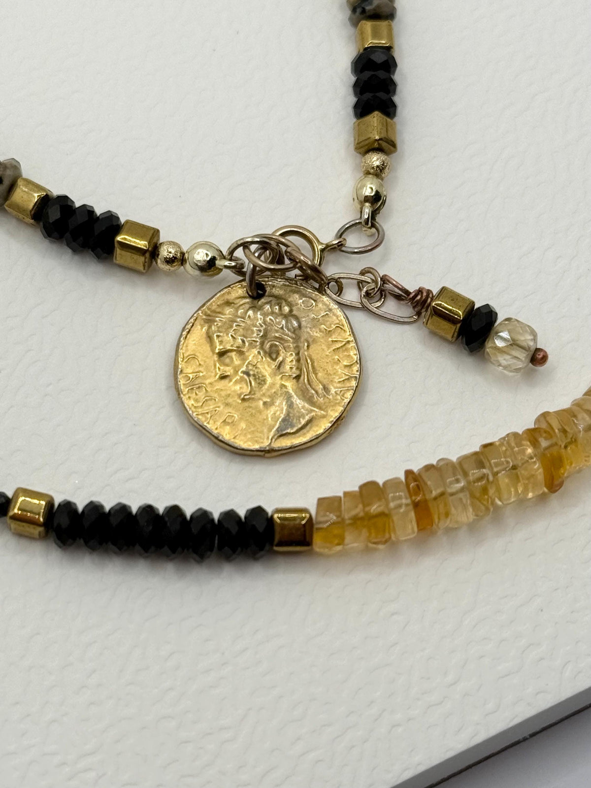 Premium Natural Gemstone Necklace & Bracelet Set