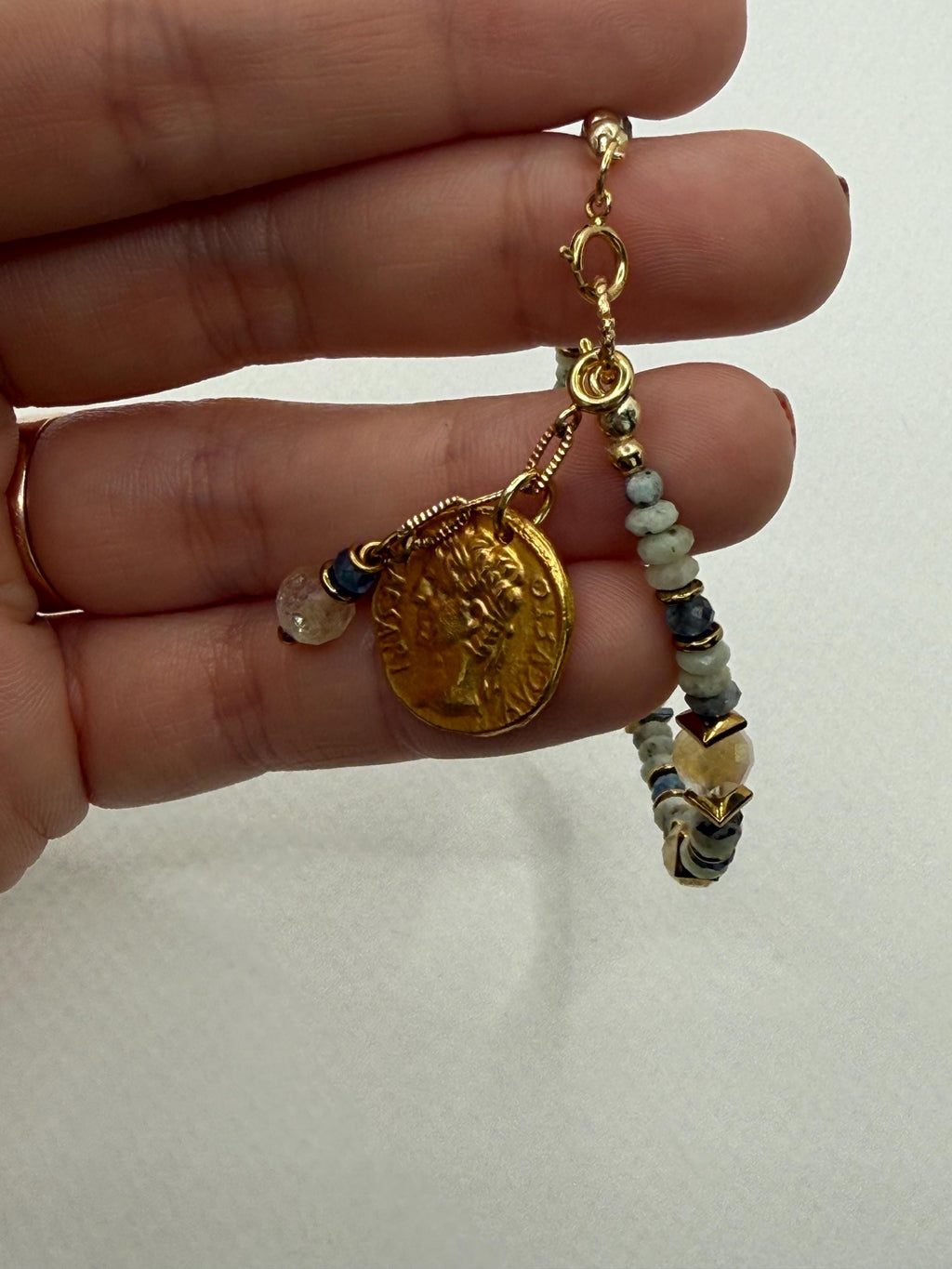 Hauyne & Citrine Bracelet | Natural Gemstone Bracelet | Gold Filled | Handmade Jewelry | Stone Orchard