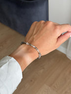 Herkimer Quartz Bracelet | Natural Gemstone Bracelet | Gold Filled | Handmade Minimalist Jewelry | Dainty Crystal Bracelet | Gift for Her
