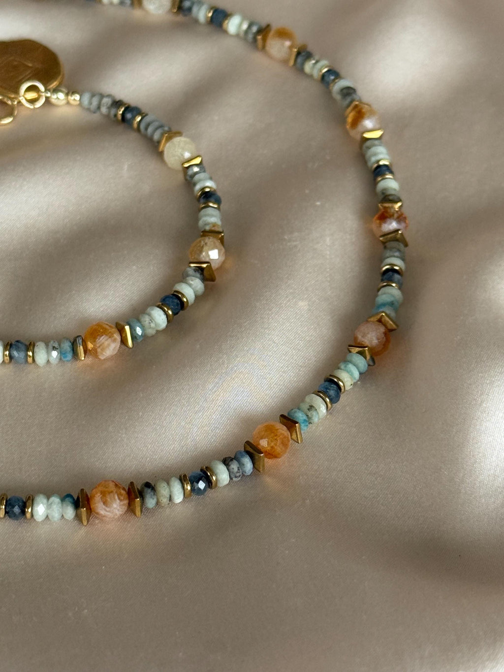 Hauyne & Citrine Bracelet | Natural Gemstone Bracelet | Gold Filled | Handmade Jewelry | Stone Orchard