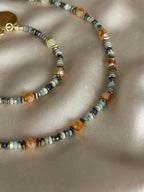 Hauyne & Citrine Bracelet | Natural Gemstone Bracelet | Gold Filled | Handmade Jewelry | Stone Orchard