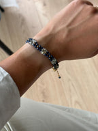 Sapphire & Labradorite Bracelet | Handmade Natural Gemstone Bracelet | Gold Filled Clasp | Minimalist Blue Gemstone Jewelry | Gift for Her