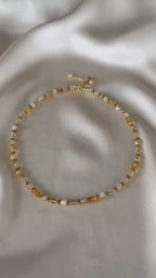 Citrine & Hematite Necklace